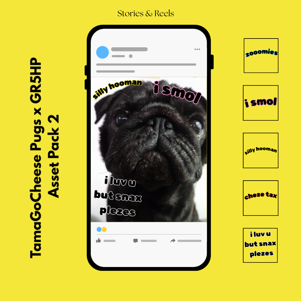 Tamago Cheese Pugs x GR5HP - Drop 2